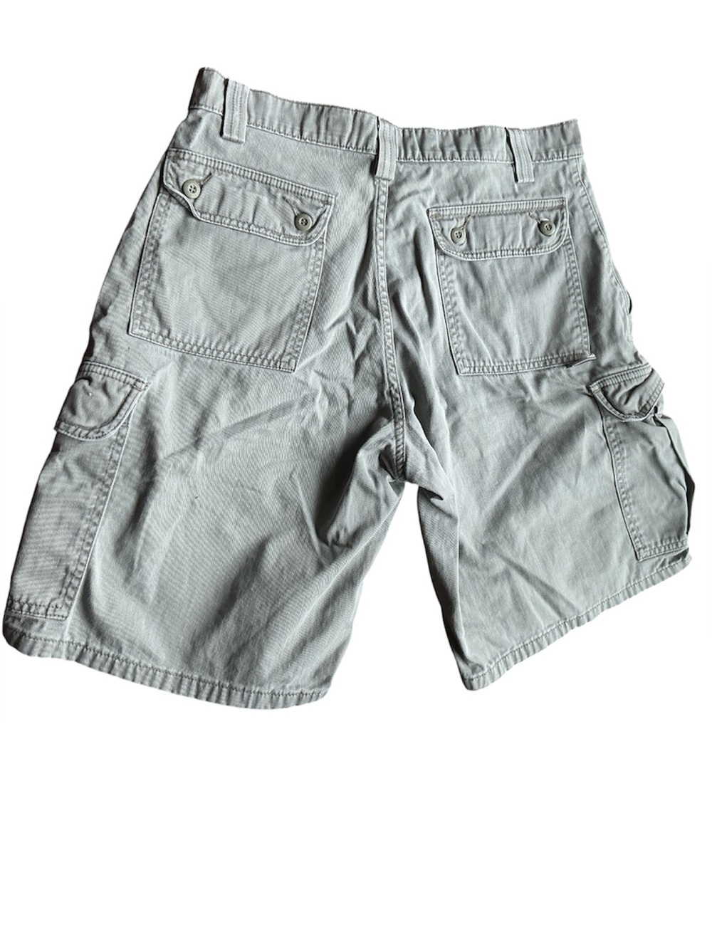 Levi’s SilverTab Cargo Shorts Mens 31 Olive Green Utility Workwear Y2K 16” Waist - Picture 2 of 16